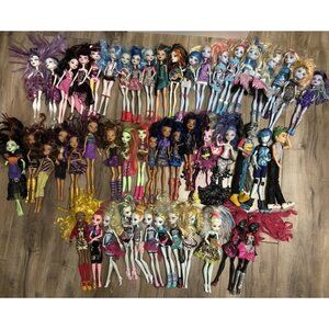 Lot Of 50 Monster High Dolls, READ